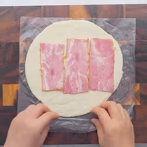 手抓餅培根卷