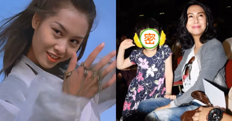 朱茵女兒到底長什麼樣？當看清正臉照後，簡直就是盜版的「紫霞仙子」
