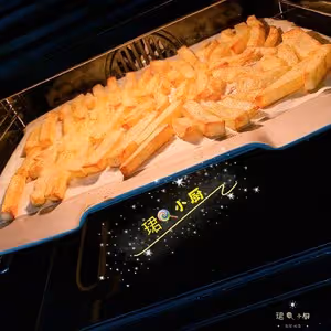 自烤薯條，好好吃， 不用油炸無負擔