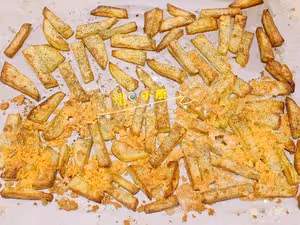 自烤薯條，好好吃， 不用油炸無負擔