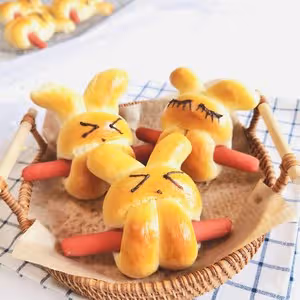 小兔子香腸麵包（腸仔包，哄娃神器👶）