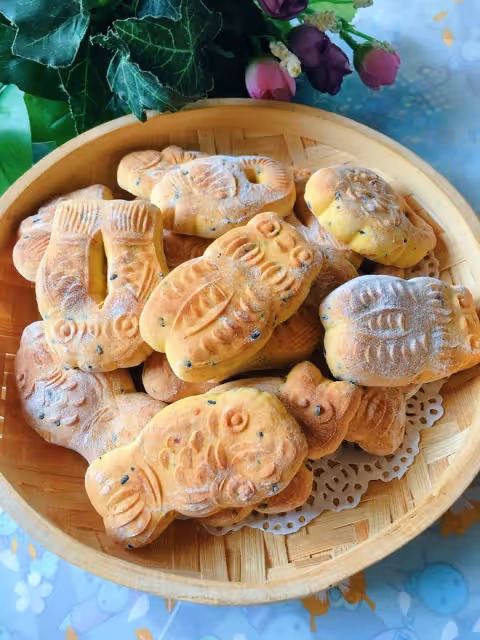 七夕大煙台的傳統美食，表達愛的禮物🎁「南瓜版發麵軟巧果」2021年巧果食譜完美收官！
