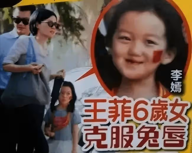 海哈金喜帶女兒散步 五官長得太像姐姐李嫣了