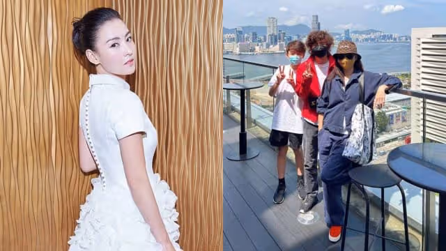 張柏芝曝光15歲兒子Lucas模樣！
