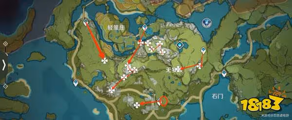 原神清心採集點 清心要去哪採集比較快