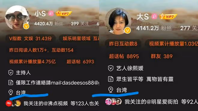 港台部分藝人再惹爭議,大小S定位讓人疑惑,張惠妹經紀人大揭底