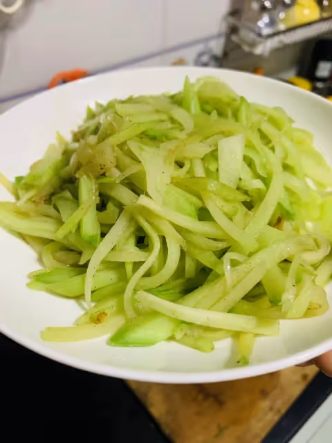 清甜爽口好味道-快炒佛手瓜