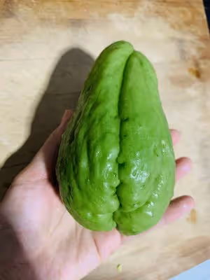 清甜爽口好味道-快炒佛手瓜