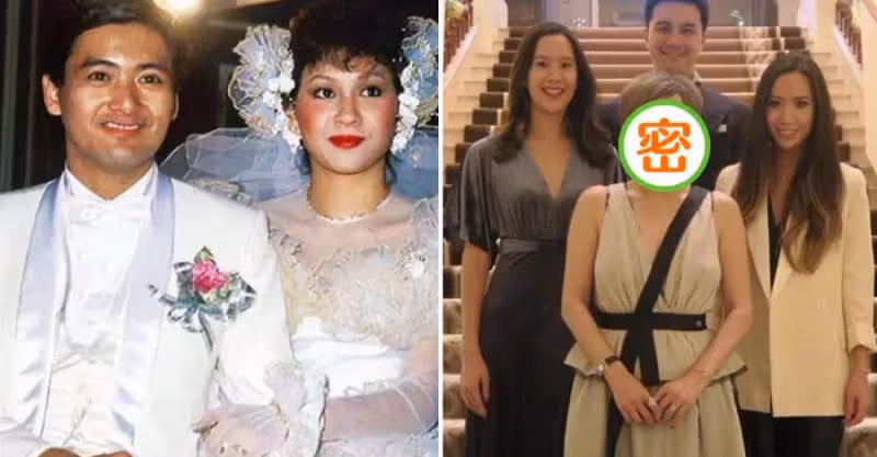 62歲余安安罕曬全家照！女兒亭亭玉立似超模，女婿高大帥氣不輸星，網友：風韻猶存不輸當年