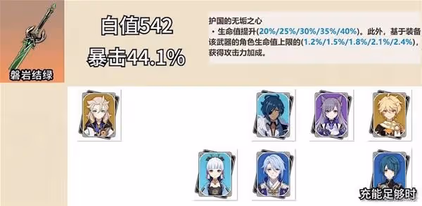 《原神》五星單手劍介紹及使用角色推薦