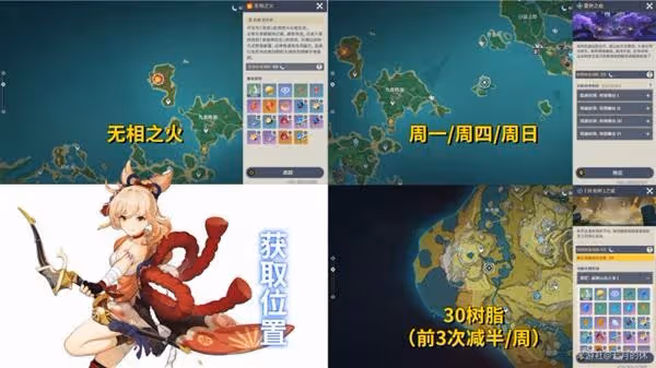 《原神》宵宮培養素材獲取指南