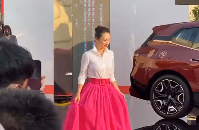 電影展紅毯爭艷:章子怡千萬鑽戒 馬麗顯老態