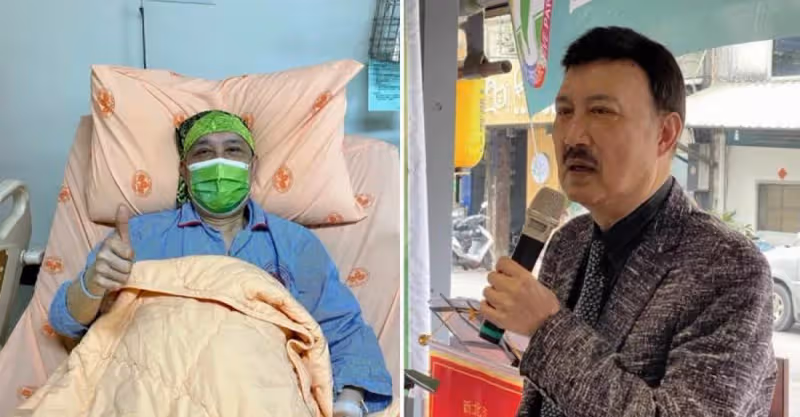 緊急狀況！余天中風就醫首曝「病床照」，兒曝病況「脖子血管全塞住」右半身動不了，醫生診斷之後直呼：這根本就是一個奇跡
