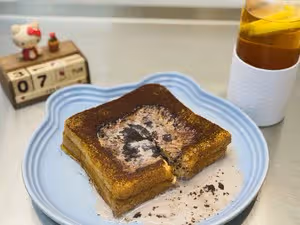 分分鐘搞定的巧克力漏奶華  爆漿西多士 港式茶餐 網紅吐司