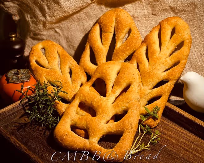 Fougasse                                普羅旺斯香草麵包