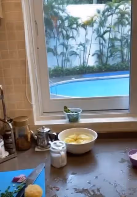 張柏芝曬出自家豪宅，滿墻簡易鞋架被塞滿，獨立衣帽間面積驚人