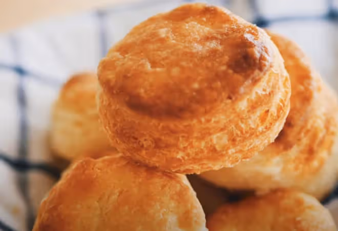 美式比司吉Biscuits，美國南方經典小點心，美國KFC的經典
