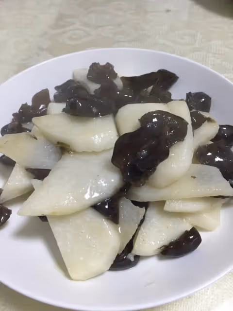 山藥炒木耳