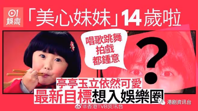 「美心妹妹」Celine大個女!高EQ回應網民:4歲同14歲梗係唔同樣