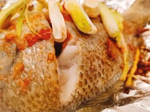 「空氣炸鍋」錫紙烤鱸魚