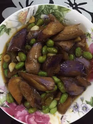 紅燒茄子毛豆