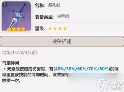原神班尼特武器選擇四星的好不好 四星武器屬性介紹