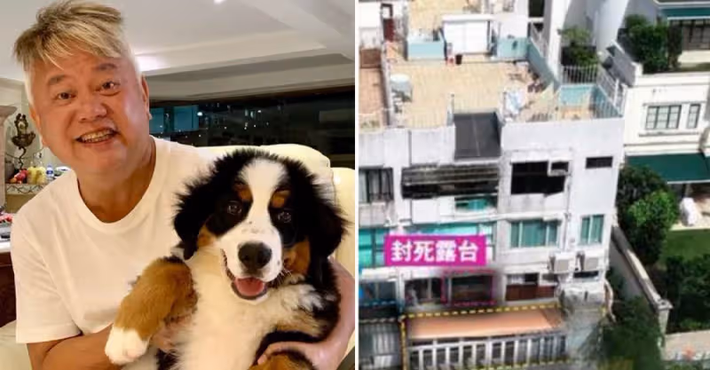 陳百祥過億豪宅曝光！天台可容納上百人，屋外巨型魚缸十分拉風，名副其實的人生贏家