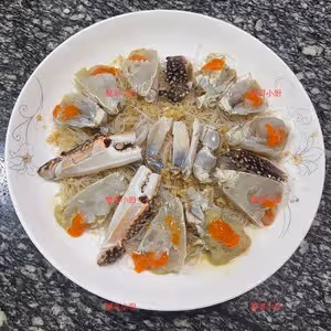 年夜飯大菜之 蒜蓉粉絲蒸紅膏梭子蟹大家快來跟我學一下超詳細的步驟