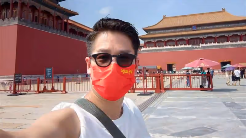 戴「我愛你，中國」口罩自拍　林曉峰獲贊優質偶像！