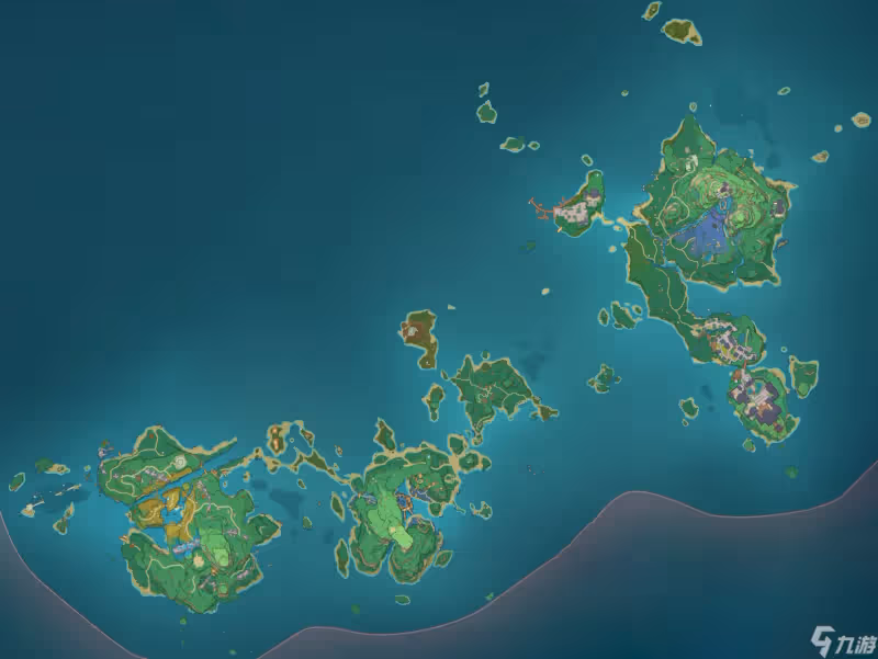 原神地圖全貌七國