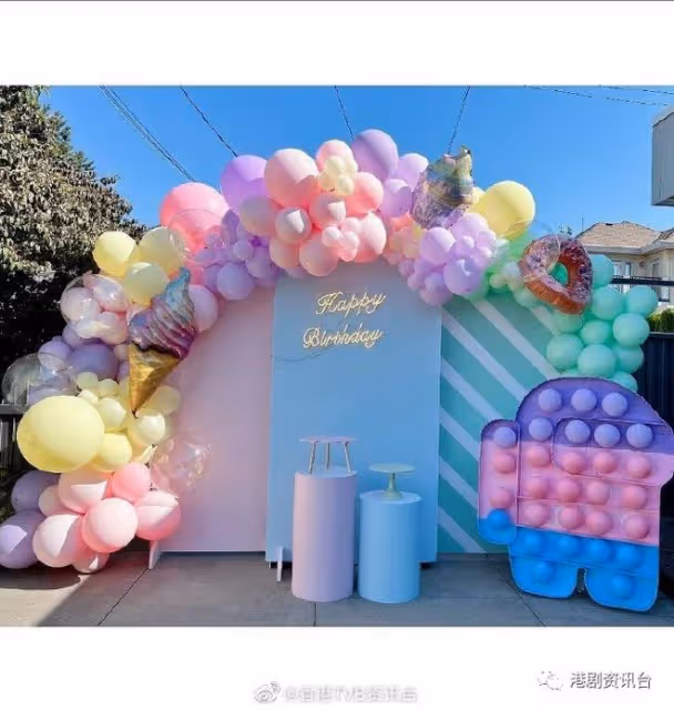 疫情下溫馨賀壽！孕婦鍾嘉欣精心準備仔女生日會
