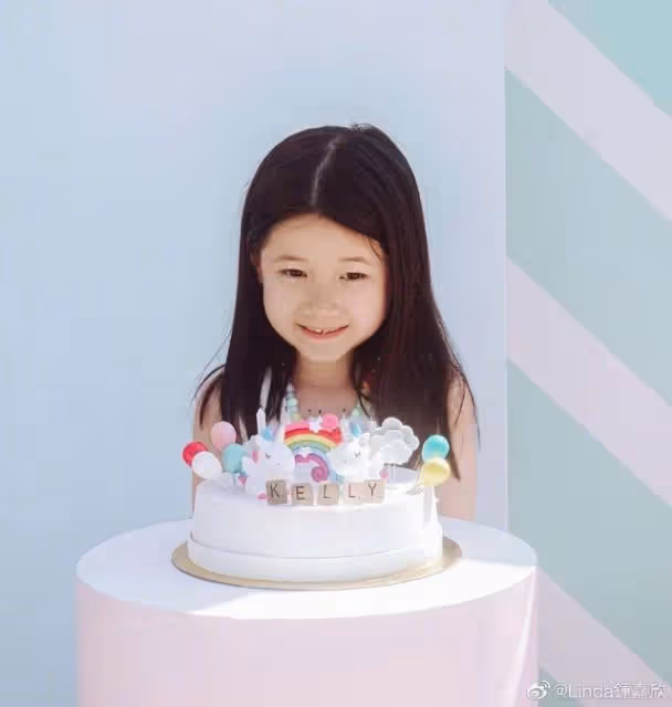 TVB前花旦為一對子女慶生!6歲女兒五官深邃,被喊話出道做童星