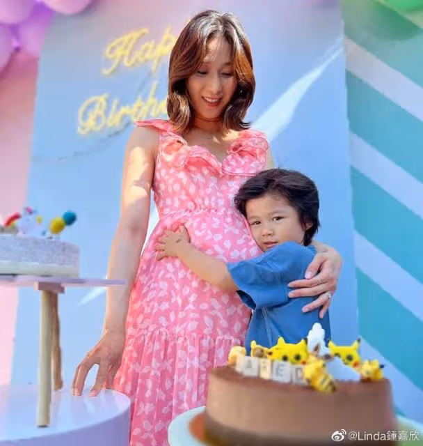 TVB前花旦為一對子女慶生!6歲女兒五官深邃,被喊話出道做童星