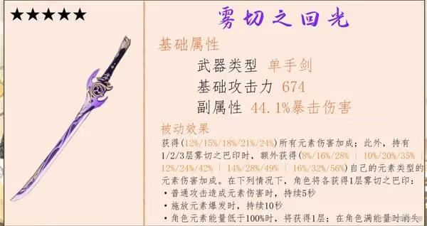 《原神》班尼特武器選擇建議