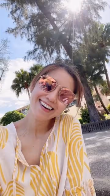 陳自瑤曬沙灘美景　一張倒影照惹網民爭議