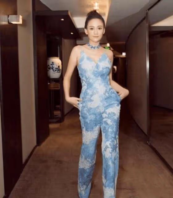 陳喬恩的膽子有多大?大膽挑戰「人體彩繪」,看不出有40歲!