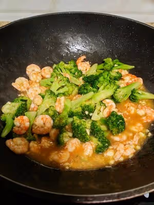 零失敗的西蘭花炒蝦仁