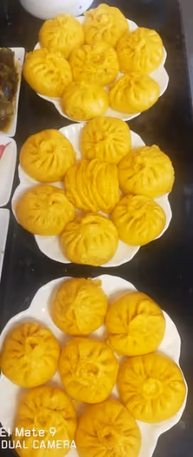 南瓜發麵肉包子