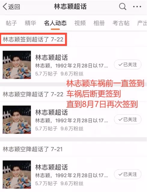 林志穎車禍傷勢好轉後,本人首度空降超話,親自向廣大粉絲報平安