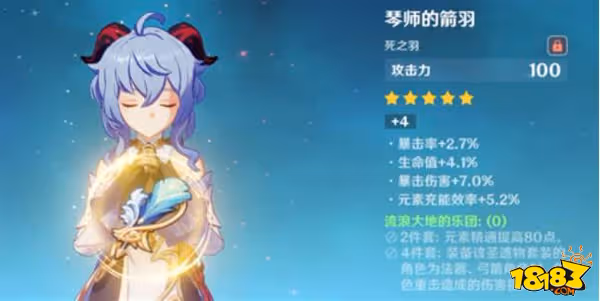 原神莫娜聖遺物有哪些推薦 莫娜聖遺物的詳解