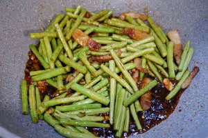豆角燜面（無植物油版）