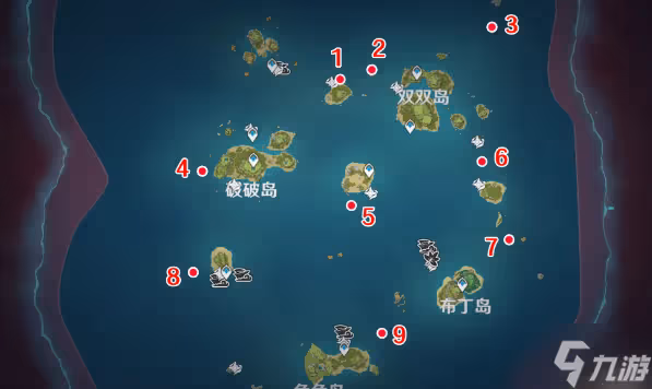 原神2.8海島悠悠雲階位置攻略