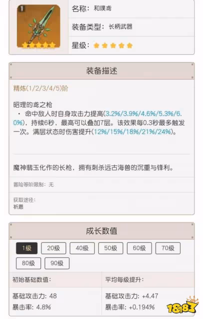 原神鍾離武器推薦 鍾離武器選擇