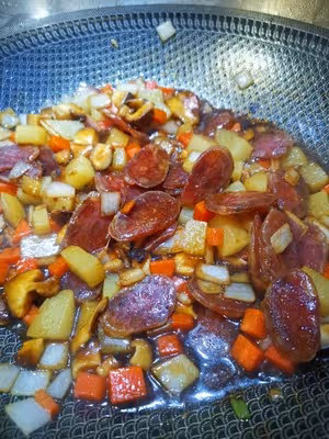 臘腸煲仔飯（電飯鍋版）