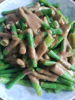 〔家庭版超簡單〕麻汁豆角