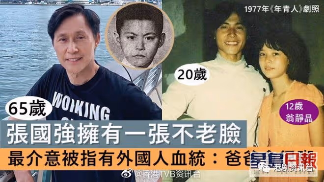 65歲張國強擁有一張不老臉！介意被指有外國人血統：爸爸會好嬲