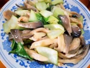 媽媽的味道備忘錄：平菇炒小油菜，快手家常菜