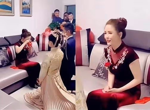 婚禮上「最美婆婆」成全場焦點!氣質美貌「壓過新娘」,看到正臉後:這是吃了防腐劑嗎