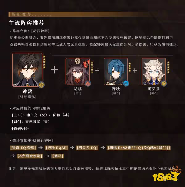 原神鍾離配隊推薦平民 鍾離怎麼配隊比較好