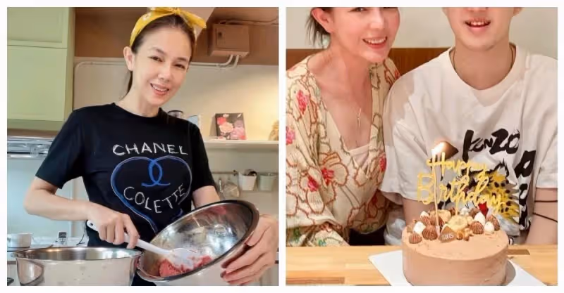 斷開腥夫7年！51歲女星「攜20歲帥兒亮相」網讚像姊弟　她豁達喊「早就原諒孫興」曝相處近況